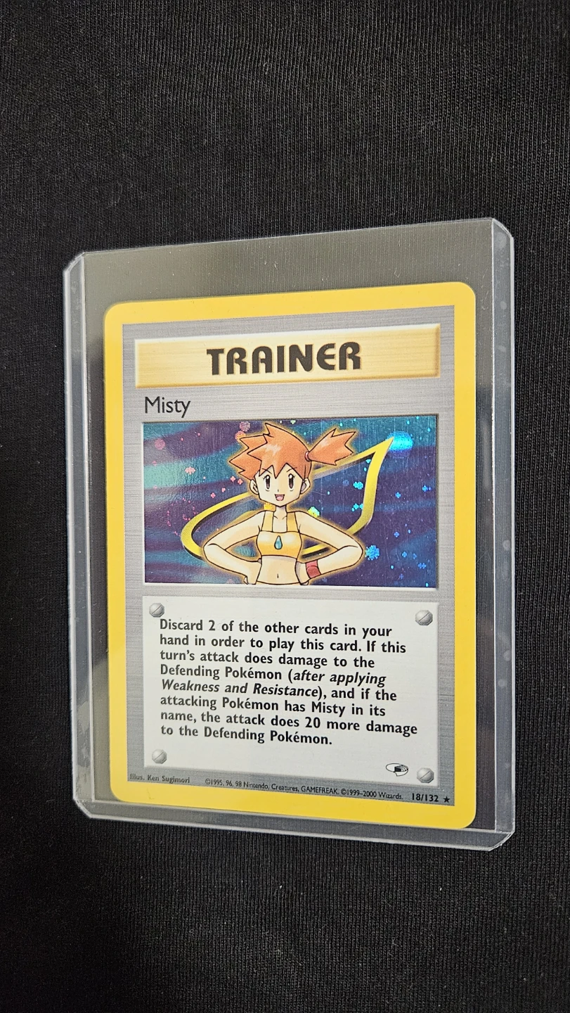 NM Holo Misty Pokemon Card