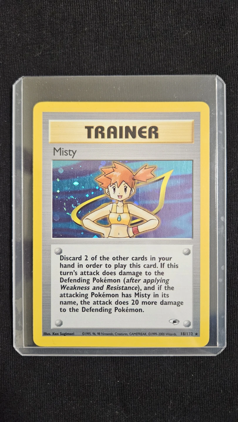 NM Holo Misty Pokemon Card - photo 3