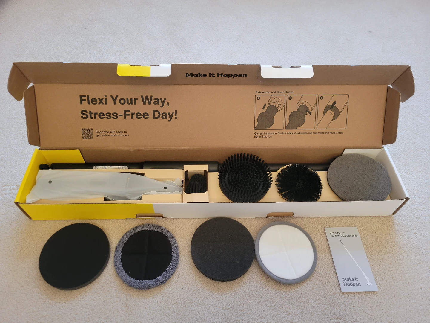 HOTO Flexi Cordless Spin Scrubber - photo 2