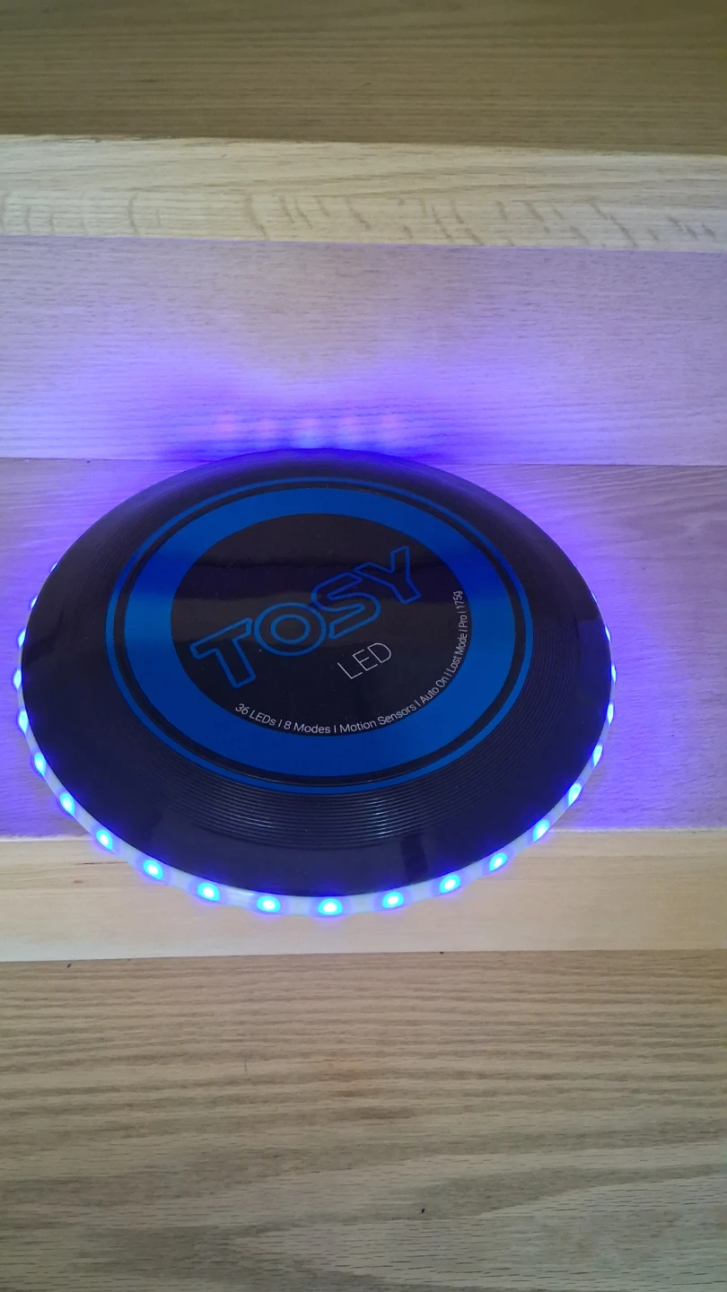 Flying Disc LEDs Super Bright Smart Modes Rechargable Waterproof - photo 2