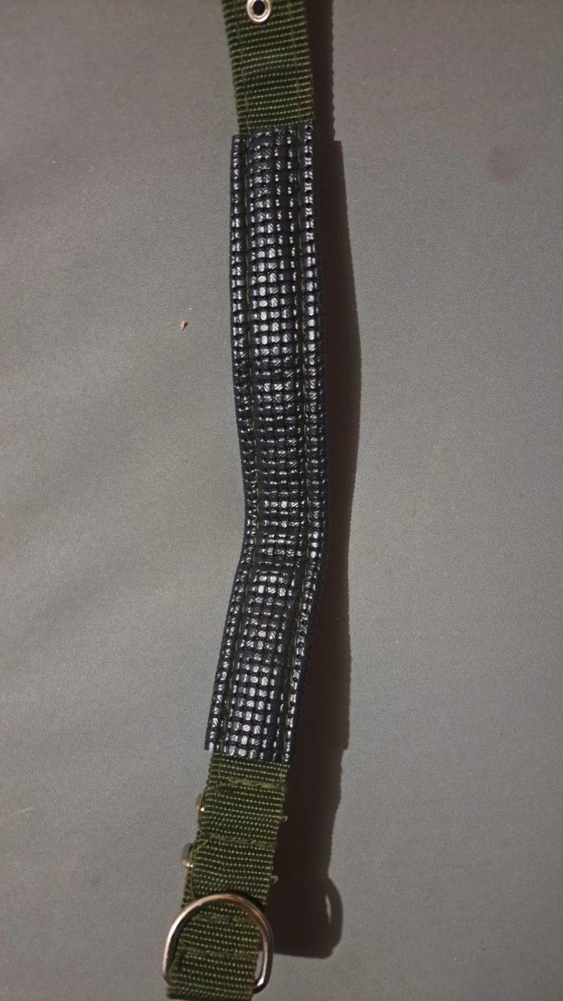 Olive Green Dog Collar with Padded Neck - photo 3