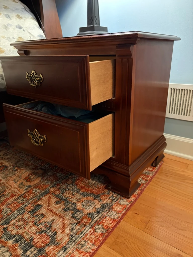 Stanley Furniture Wooden Nightstand with 2 Drawers - photo 2