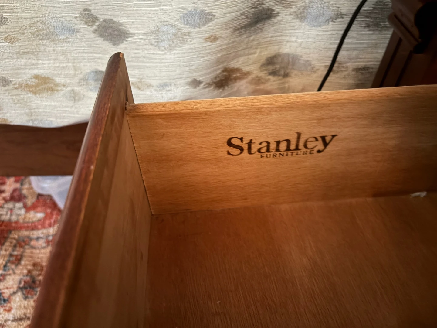 Stanley Furniture Wooden Nightstand with 2 Drawers - photo 5