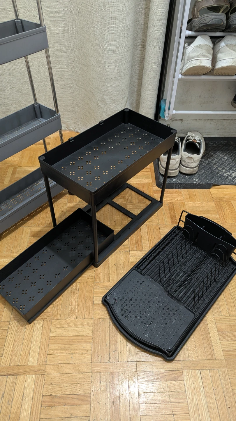 Rolling Cart Storage Shelves Organizer Stand Unit Shelf Dish Dry - photo 3