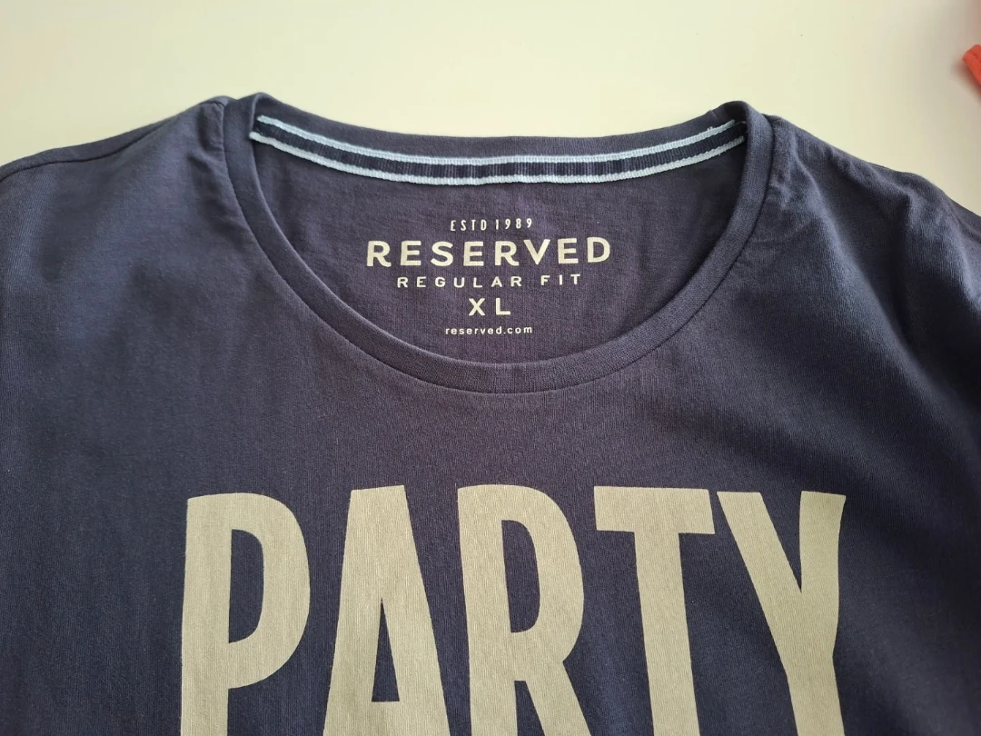 Reserved Regular Fit Party All Night Sleep All Day... T-Shirt XL - photo 2
