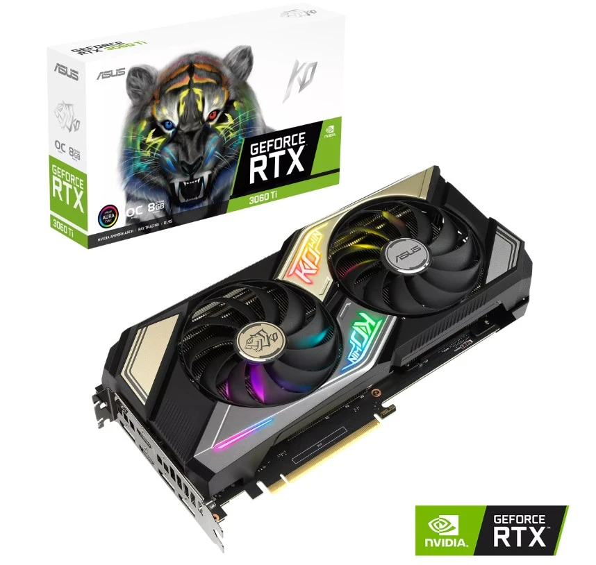 ASUS GeForce RTX 3060 Ti KO OC 8GB GDDR6