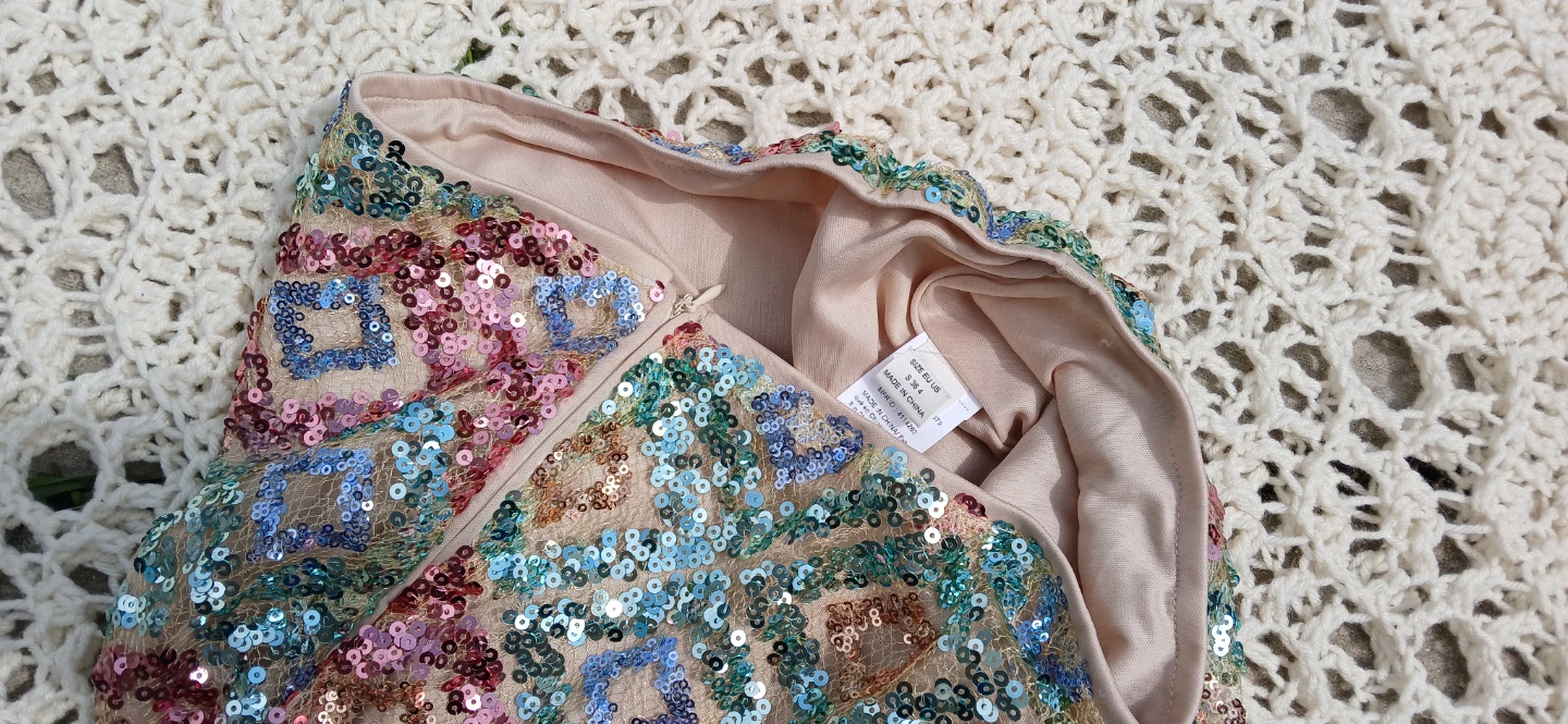 Sequin Mini Skirt - photo 3