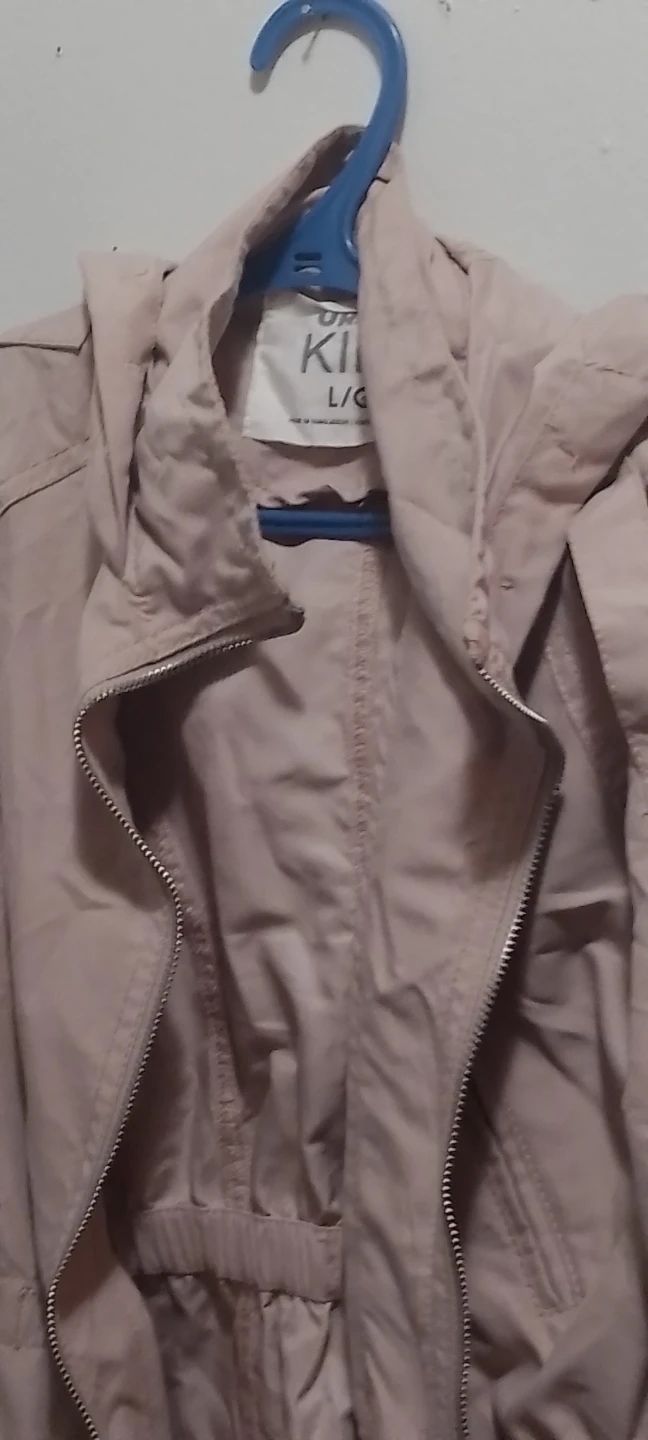 Urban Kids Light Pink Hooded Anorak Jacket Size L - photo 2