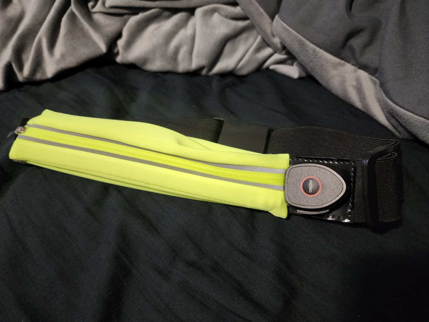 LED Running Belt with Zipper Pocket - photo 2