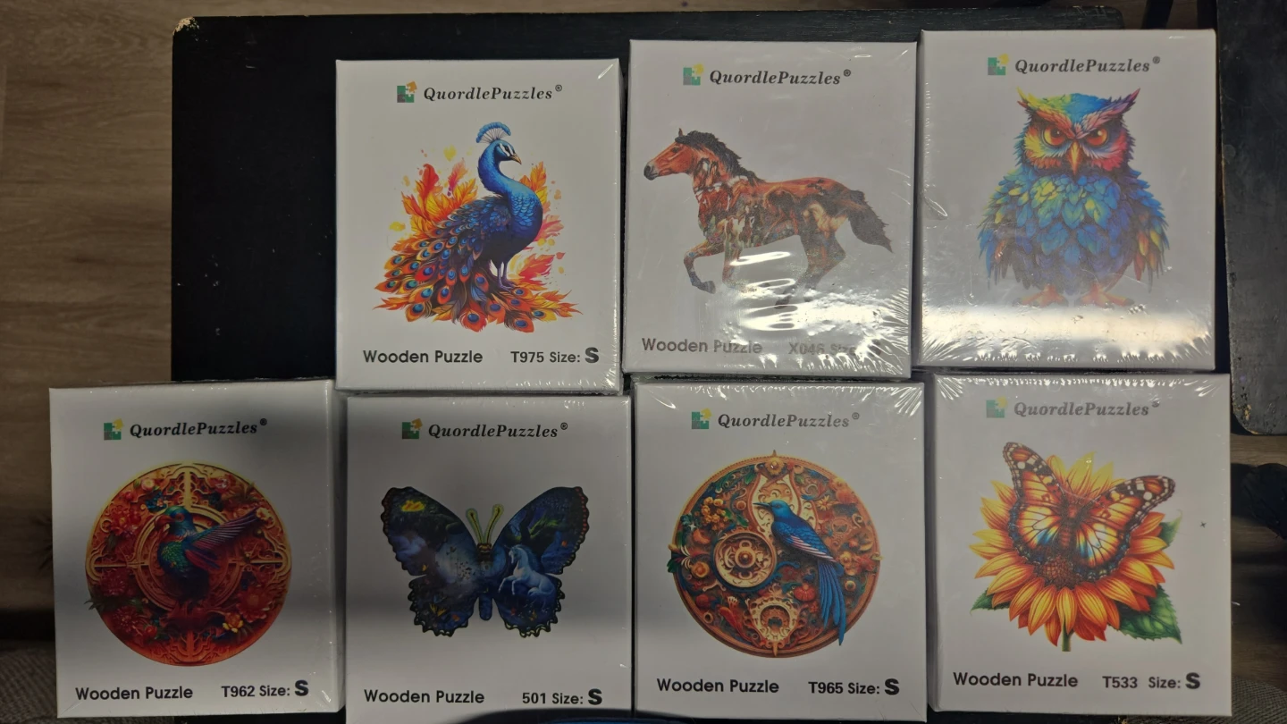 Quordle Puzzles Wooden Jigsaw Puzzles - Multiple Designs & Sizes