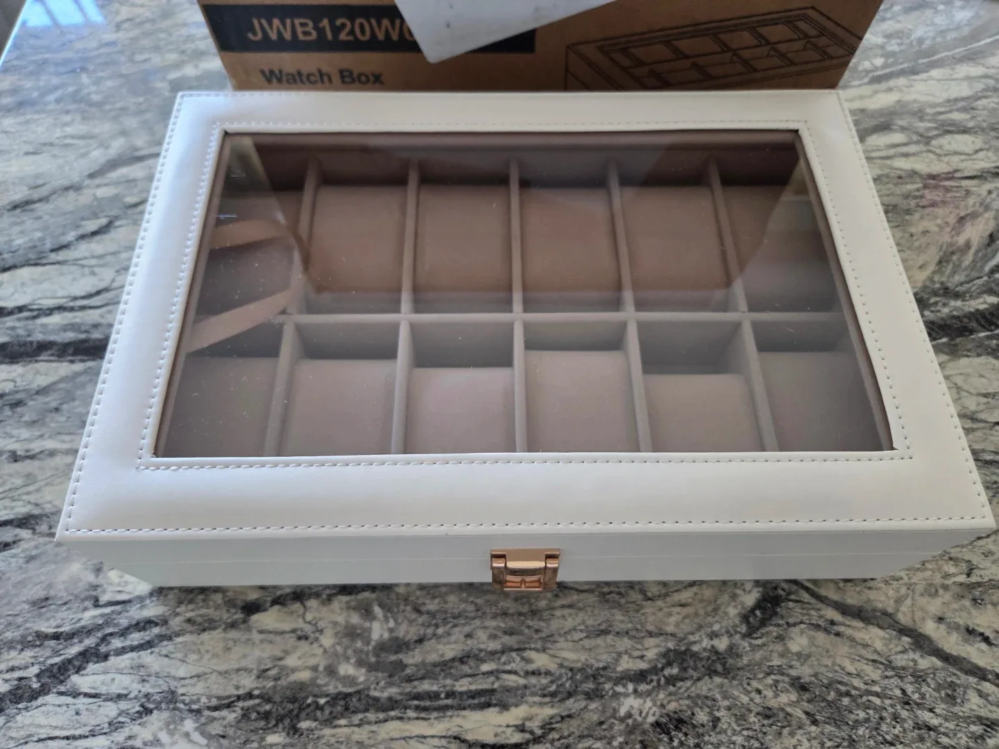 SONGMICS 12 Slot Watch Box