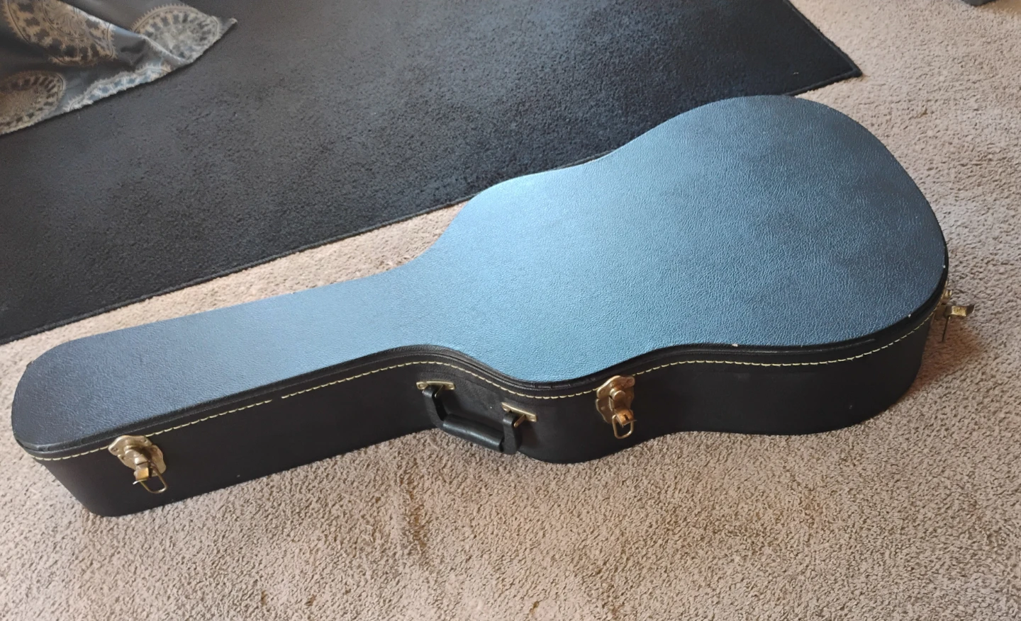 Black Acoustic Guitar Hard Case