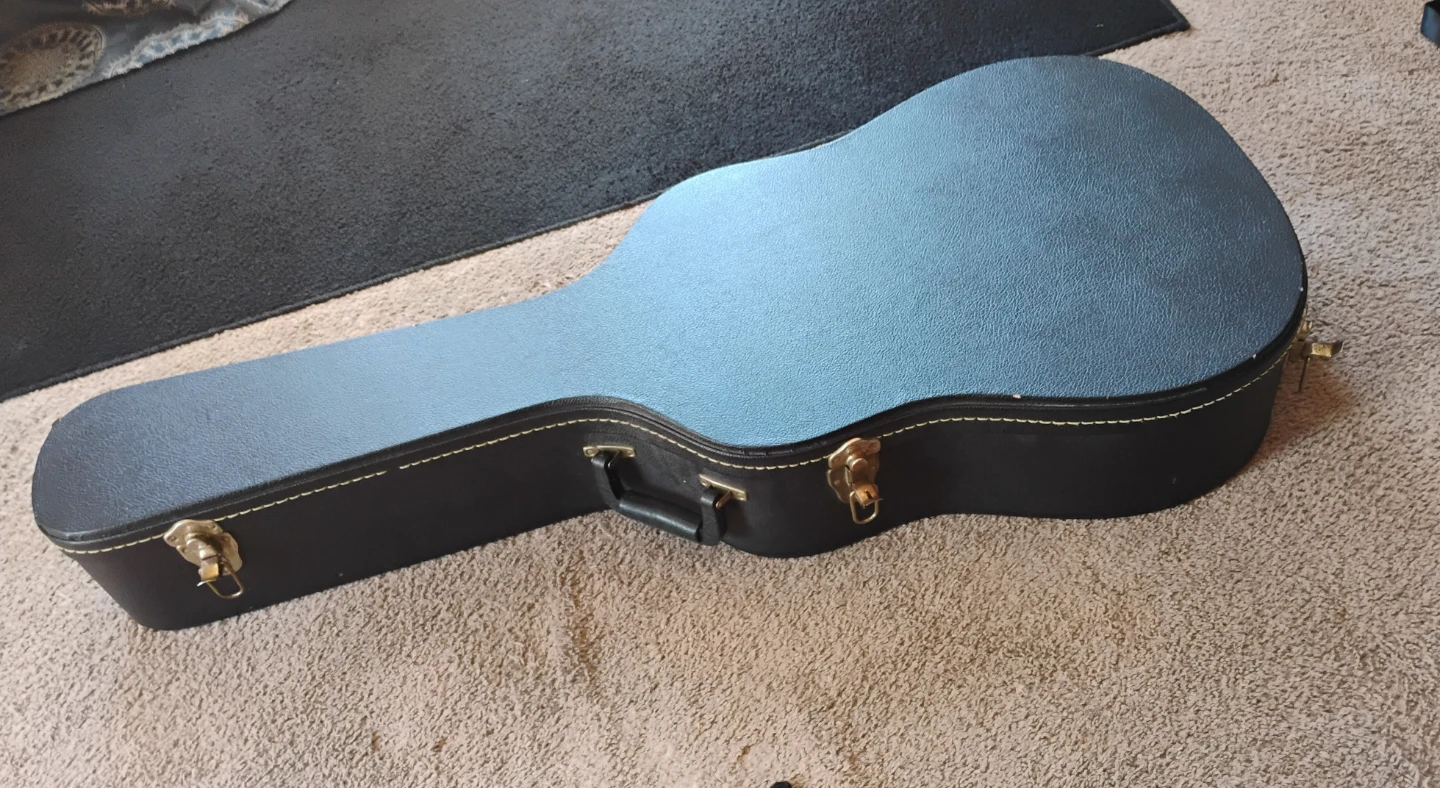 Black Acoustic Guitar Hard Case - photo 4