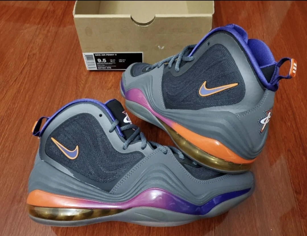 DS nike Penny 5 Phoenix suns sz 9.5