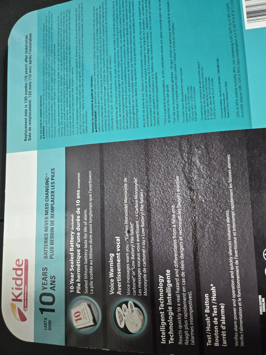 Kidde 2-in-1 Talking Smoke & Carbon Monoxide Alarms - photo 2