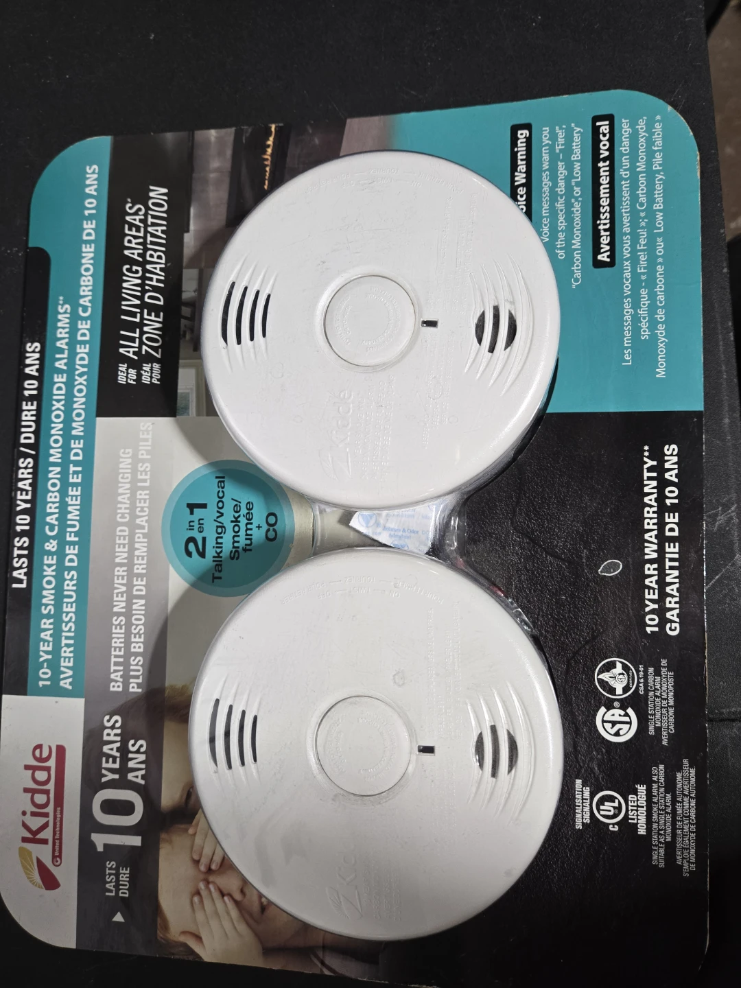 Kidde 2-in-1 Talking Smoke & Carbon Monoxide Alarms - photo 3