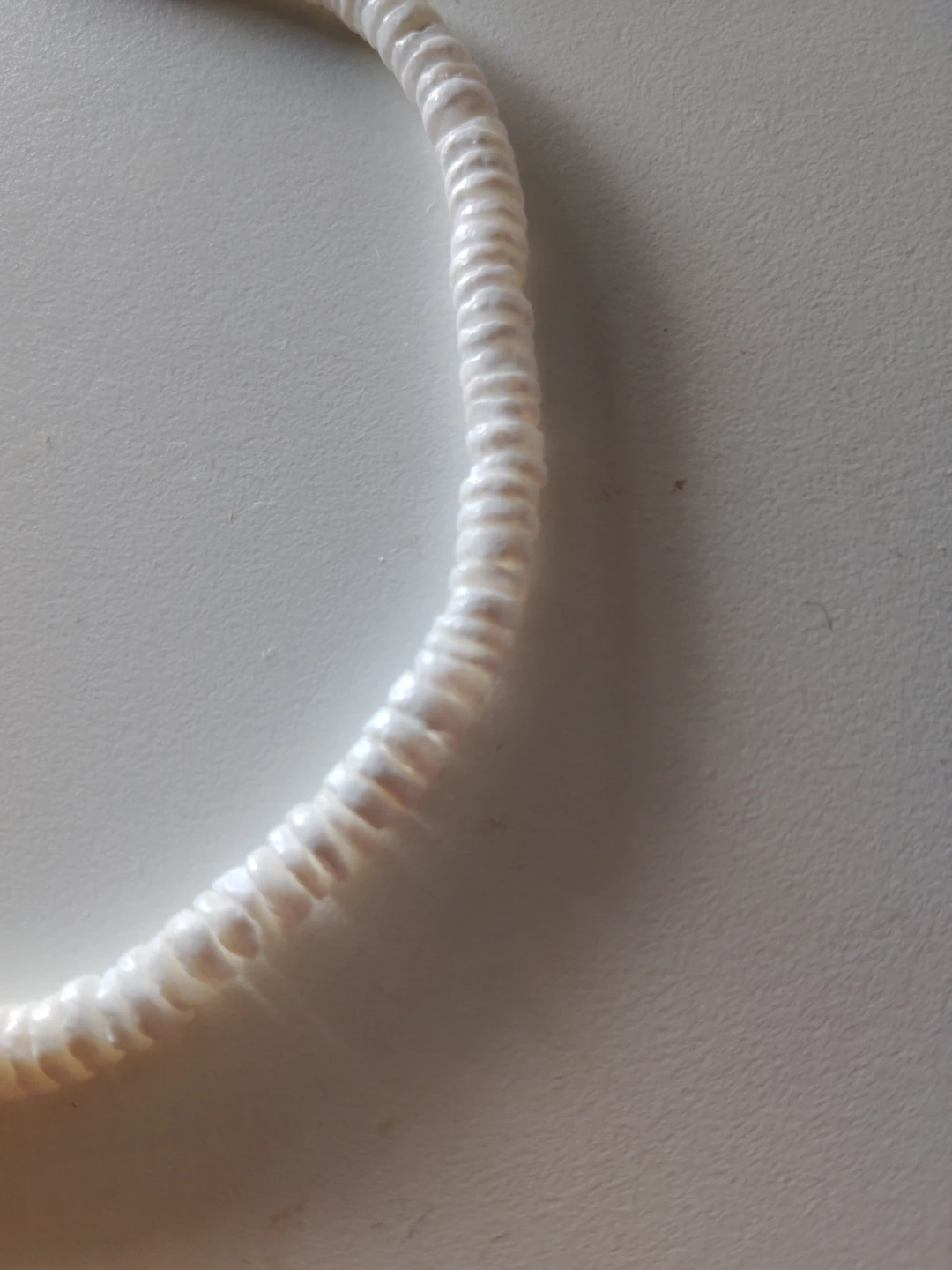 Natural shell beads necklace unisex - photo 3