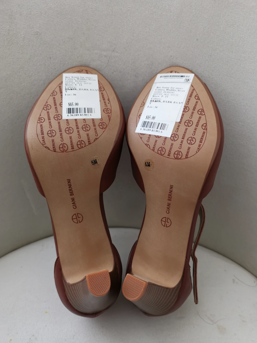 Gianni Bernini Women's Dark Brown Heels Size 6M - photo 5