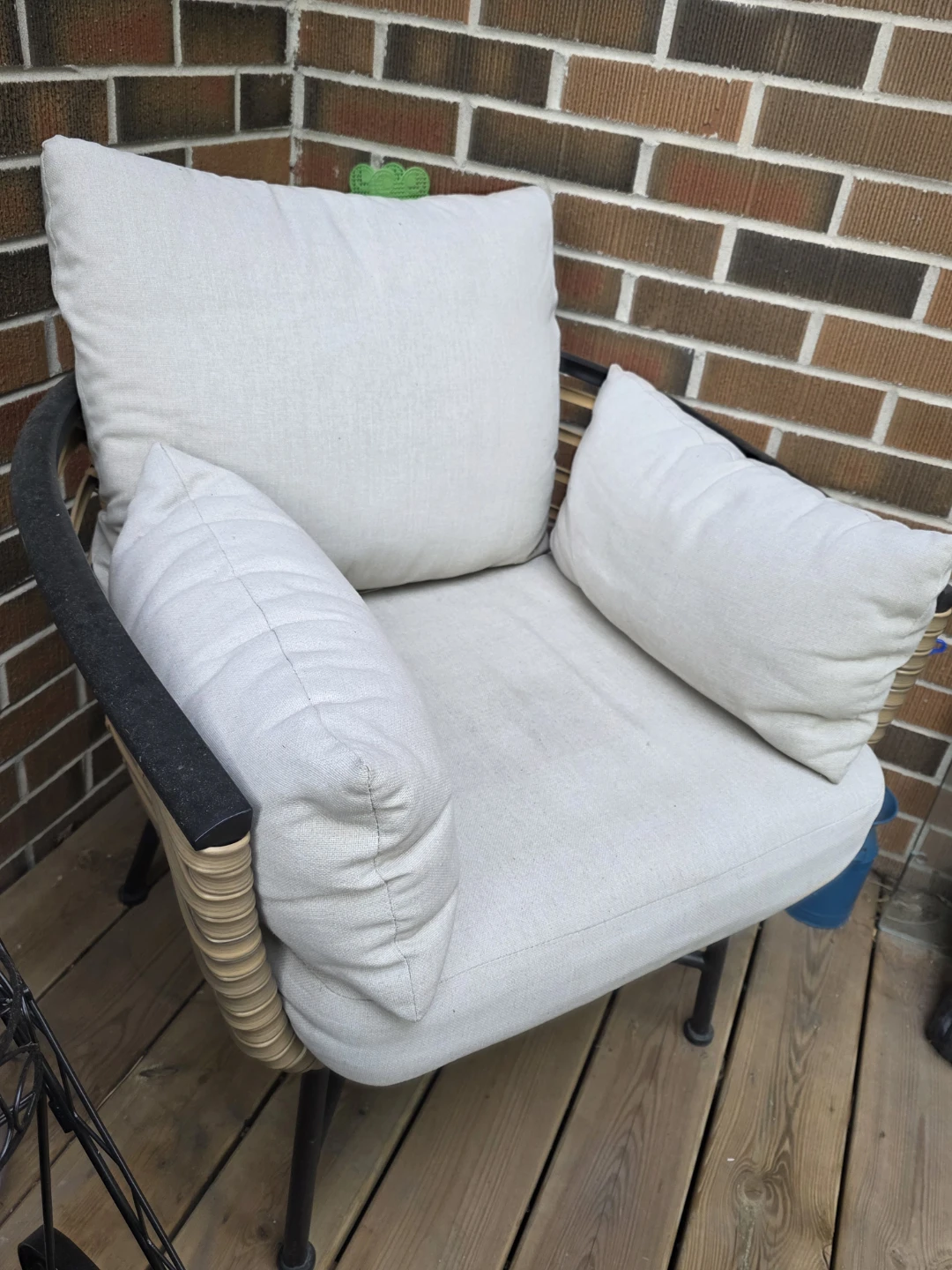HOMETRENDS Sedona 3-Piece Patio Chat Set - Taupe - photo 5