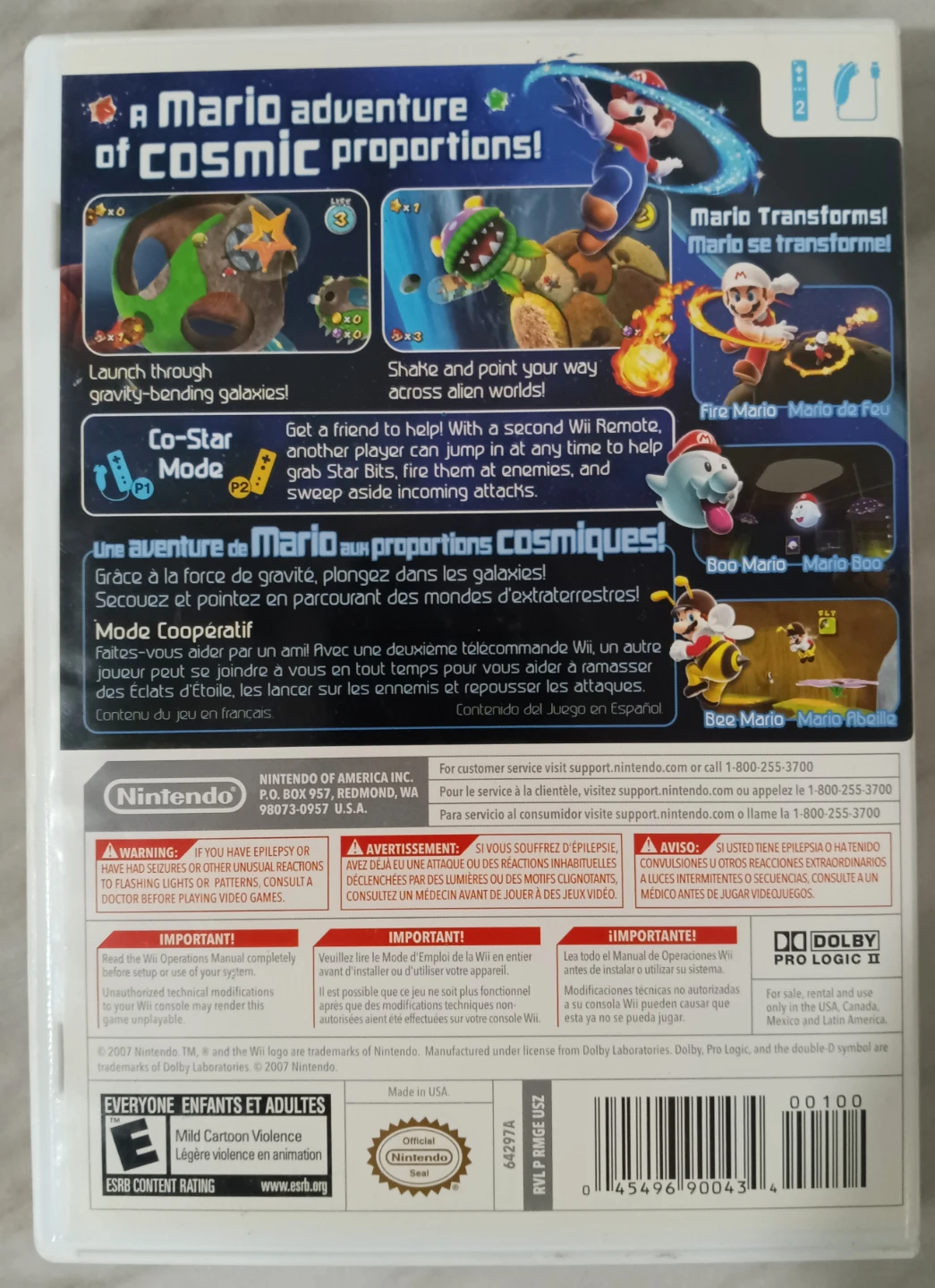 Super Mario Galaxy Nintendo Wii (Case Only) - photo 2