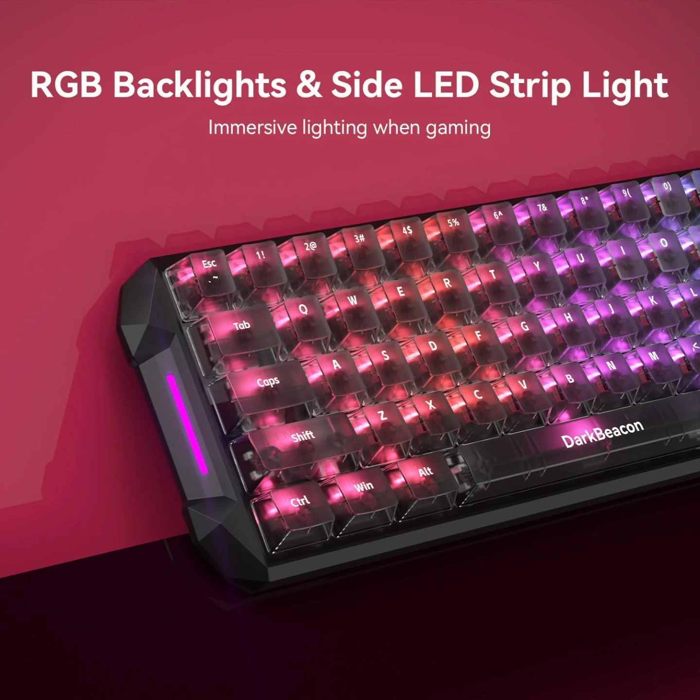 DarkBeacon 68-Key 65% Compact Mechanical Keyboard - photo 2