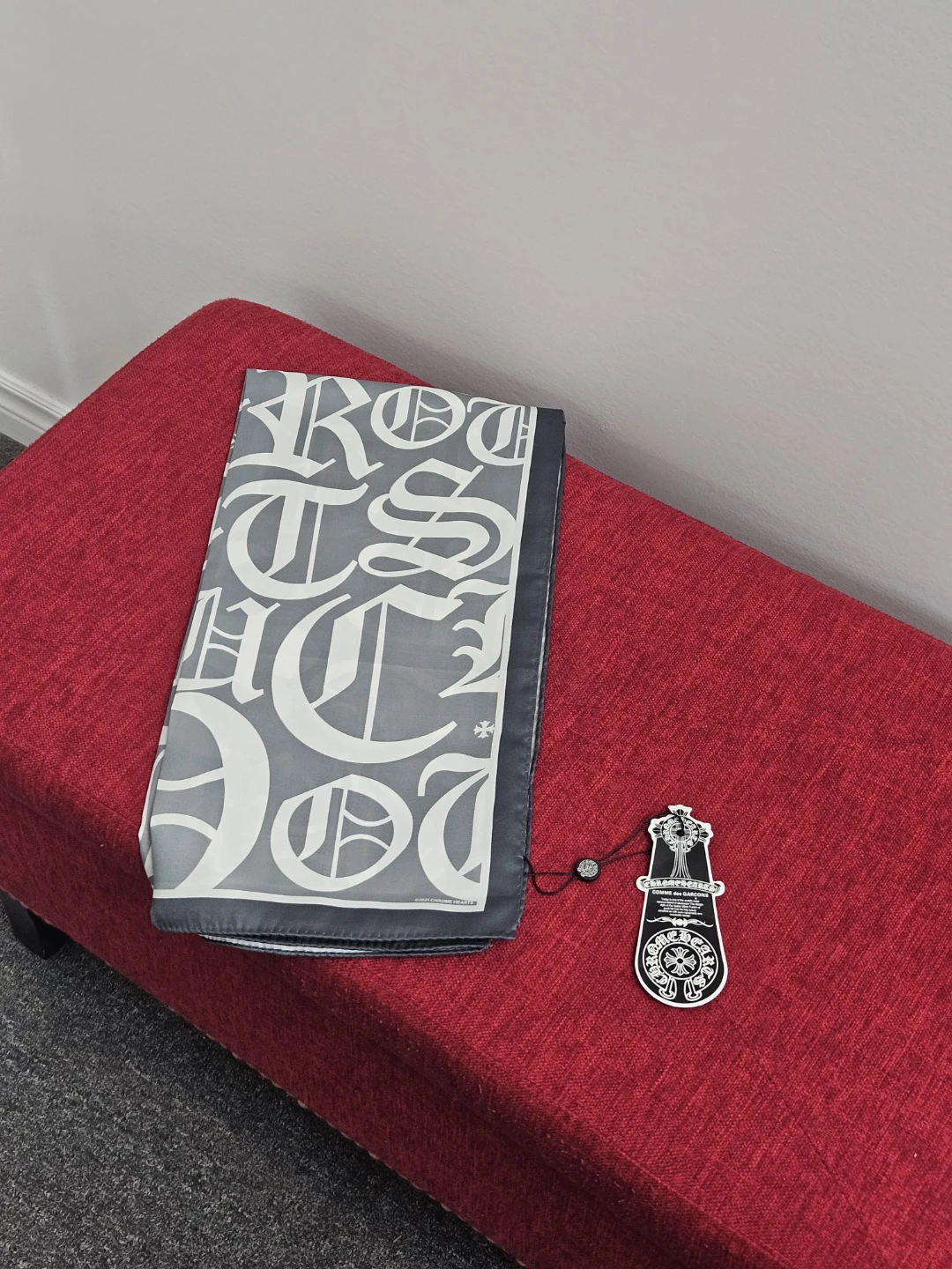 Chanel, Dior, and Chrome Hearts Scarves Bundle - photo 3