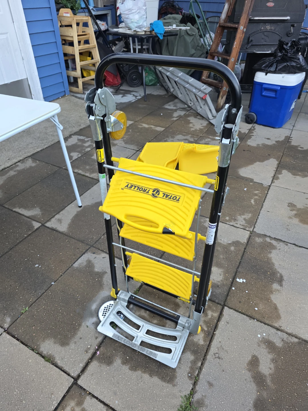 TOTAL TROLLEY Folding Hand Truck Dolly - Yellow - photo 2