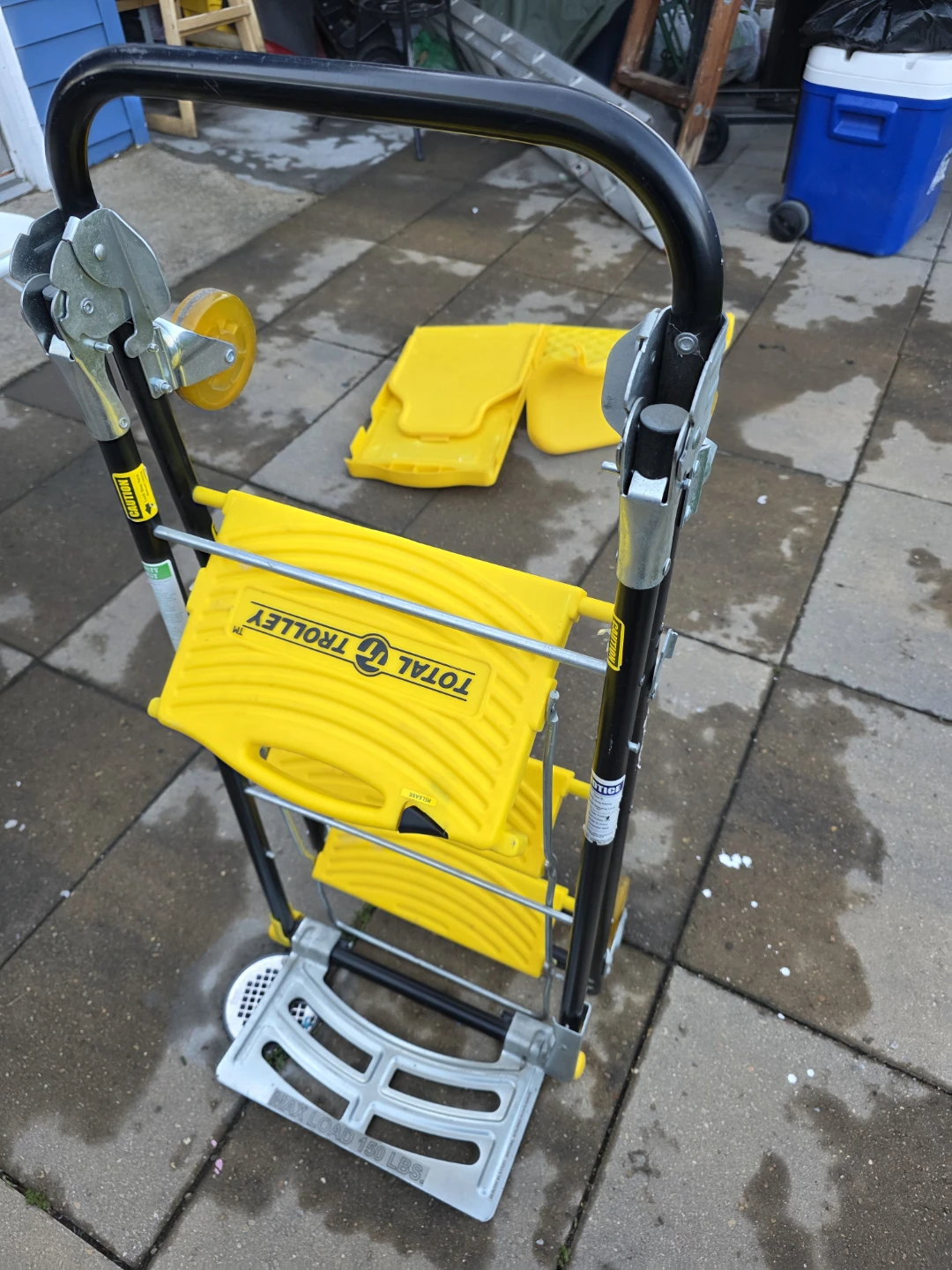 TOTAL TROLLEY Folding Hand Truck Dolly - Yellow - photo 4