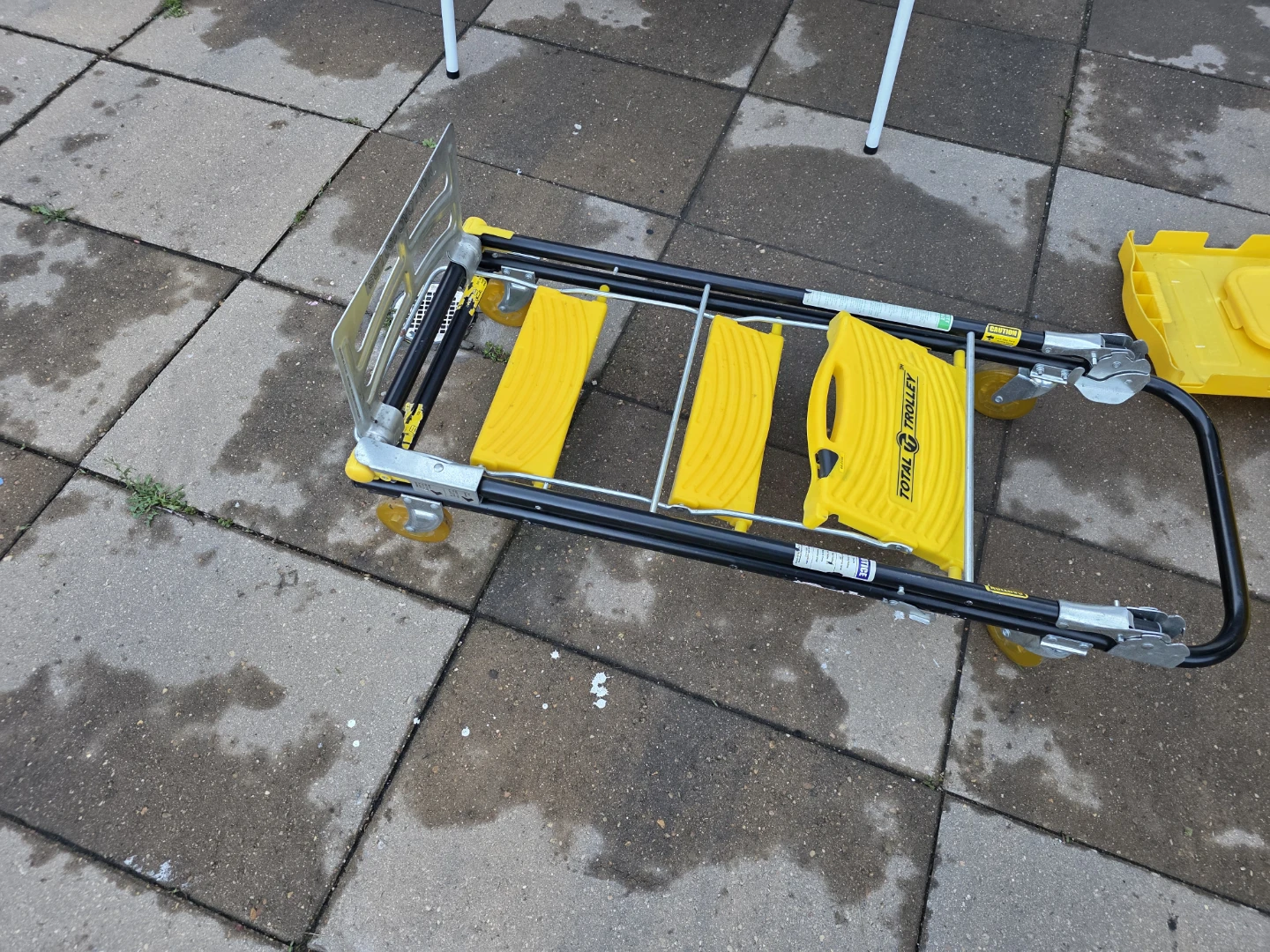 TOTAL TROLLEY Folding Hand Truck Dolly - Yellow - photo 5