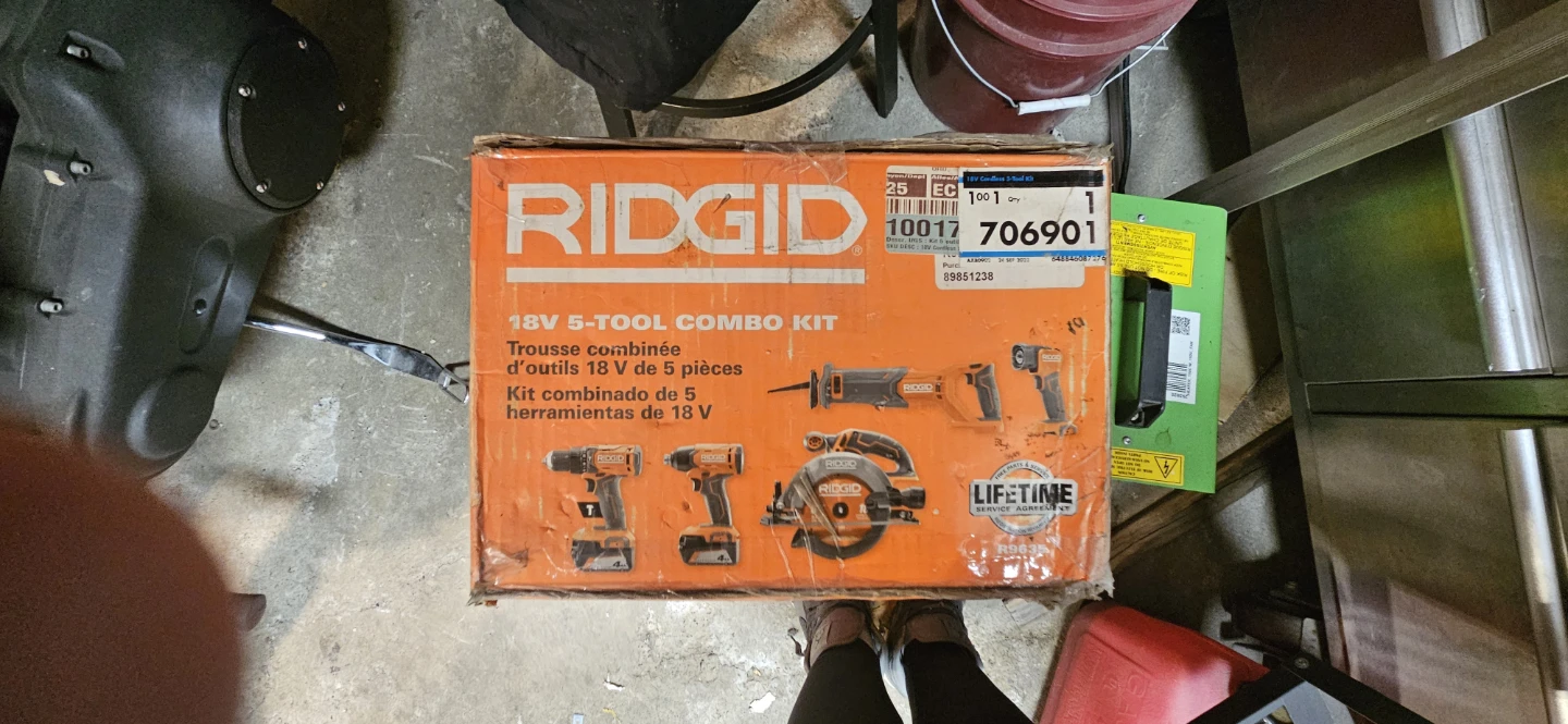 RIDGID 18V 5-Tool Combo Kit - photo 4