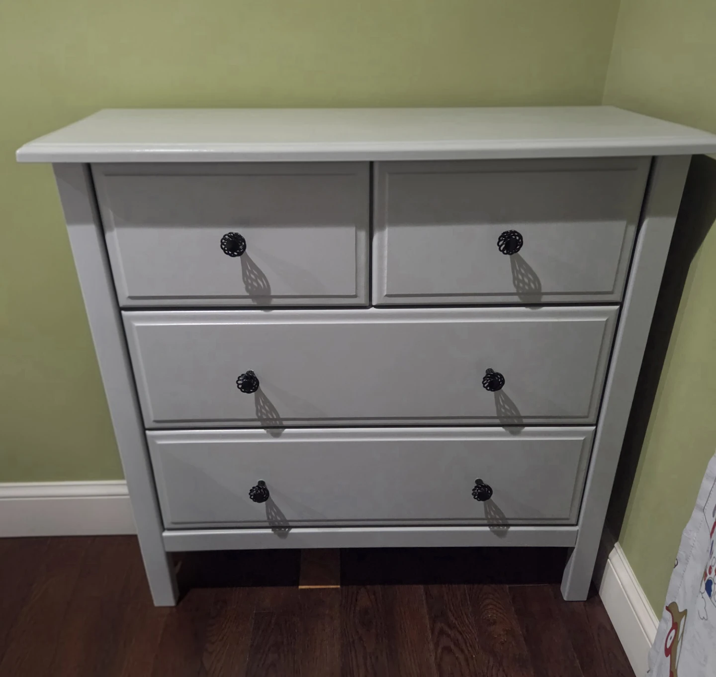 Grey Dresser with 6 Drawers