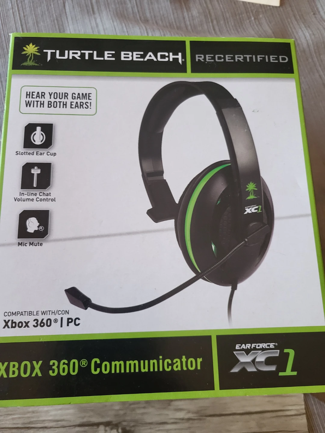 Turtle Beach Ear Force XC1 Xbox 360 Communicator Headset