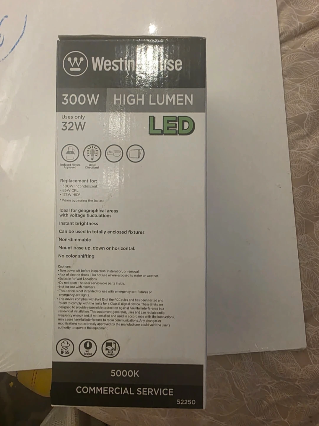 Westinghouse 300W High Lumen LED Light Bulb - photo 2