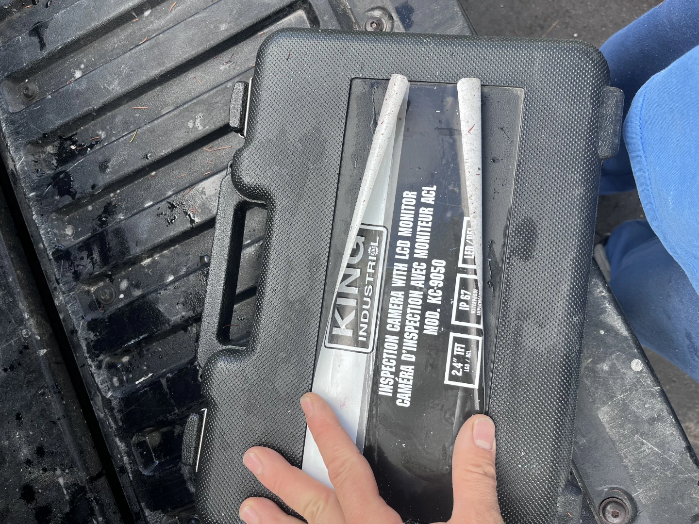 King Industrial Inspection Camera with LCD Monitor