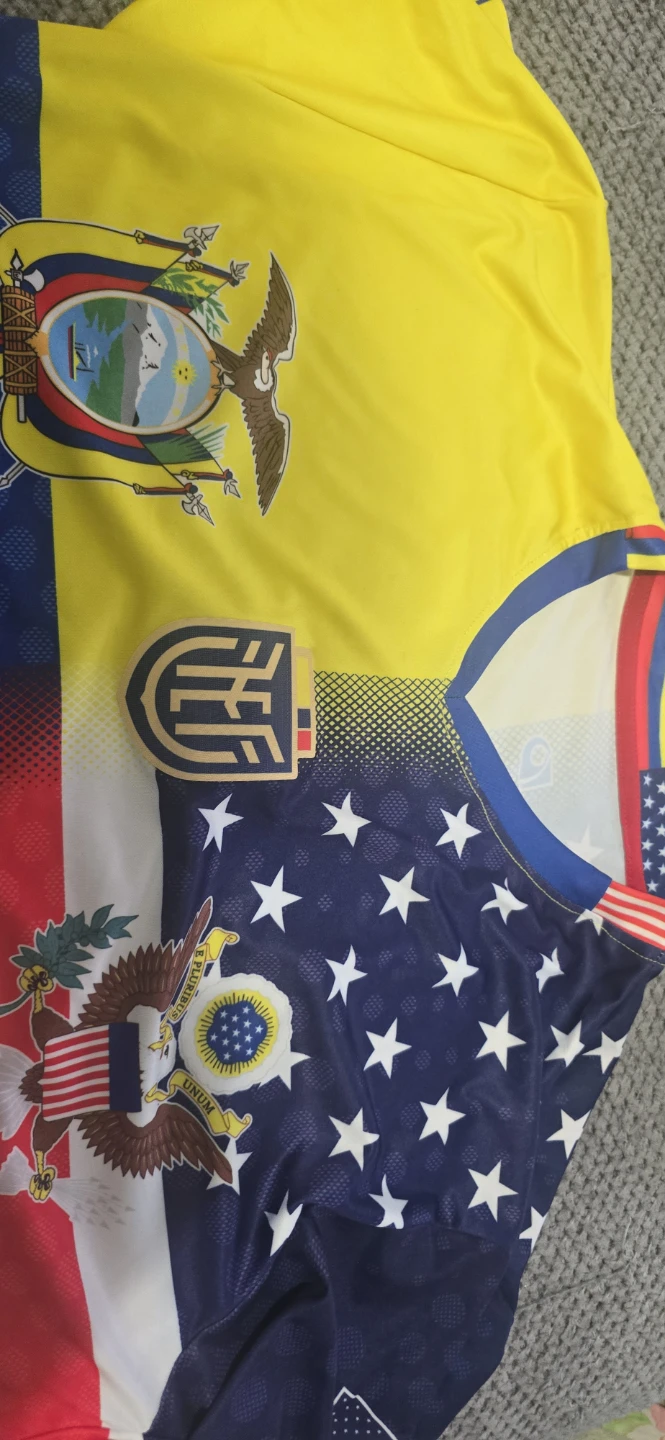 Soccer Jersey - Ecuador / USA Flag Design - photo 3
