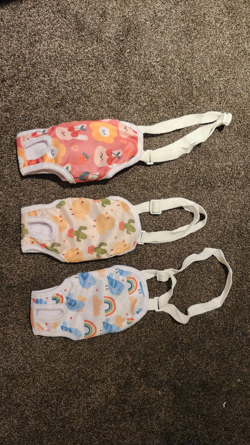 3 Pet Diaper Covers - Small