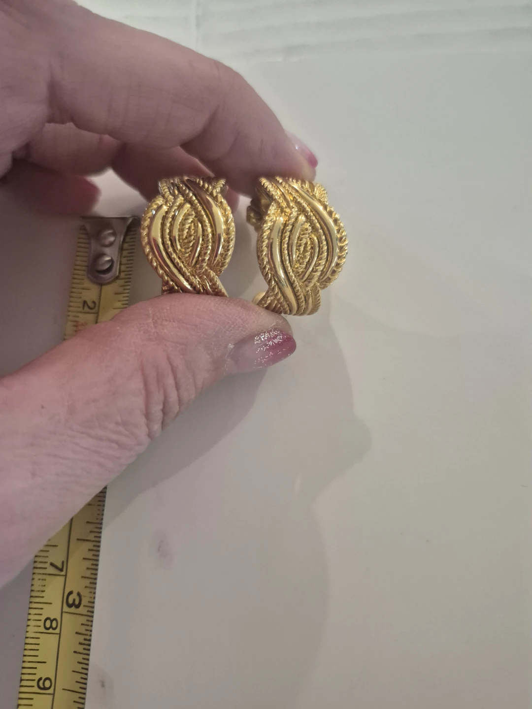 Gold Tone Hoop Earrings - photo 2