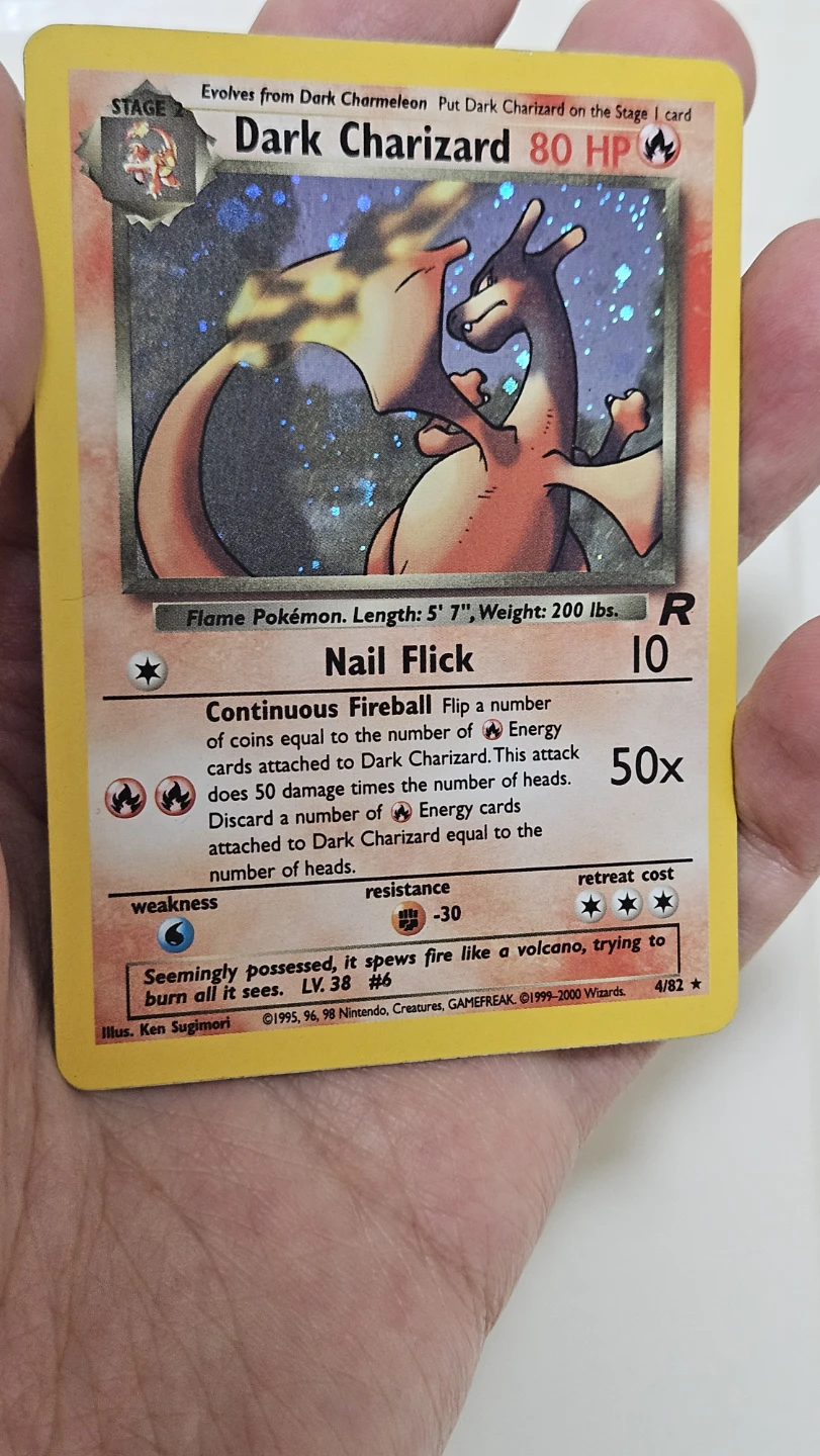 Dark Charizard Holo Pokemon Card