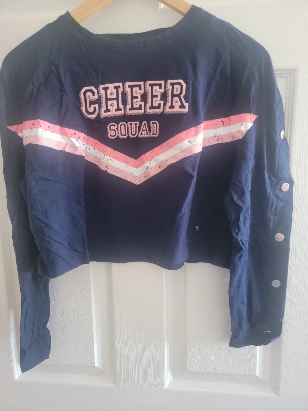 Girls Cheer Squad Long Sleeve Shirt M