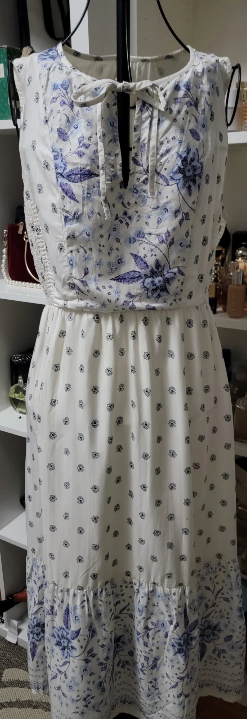 Old Navy Women's Floral Print Midi Dress - Size M - photo 2