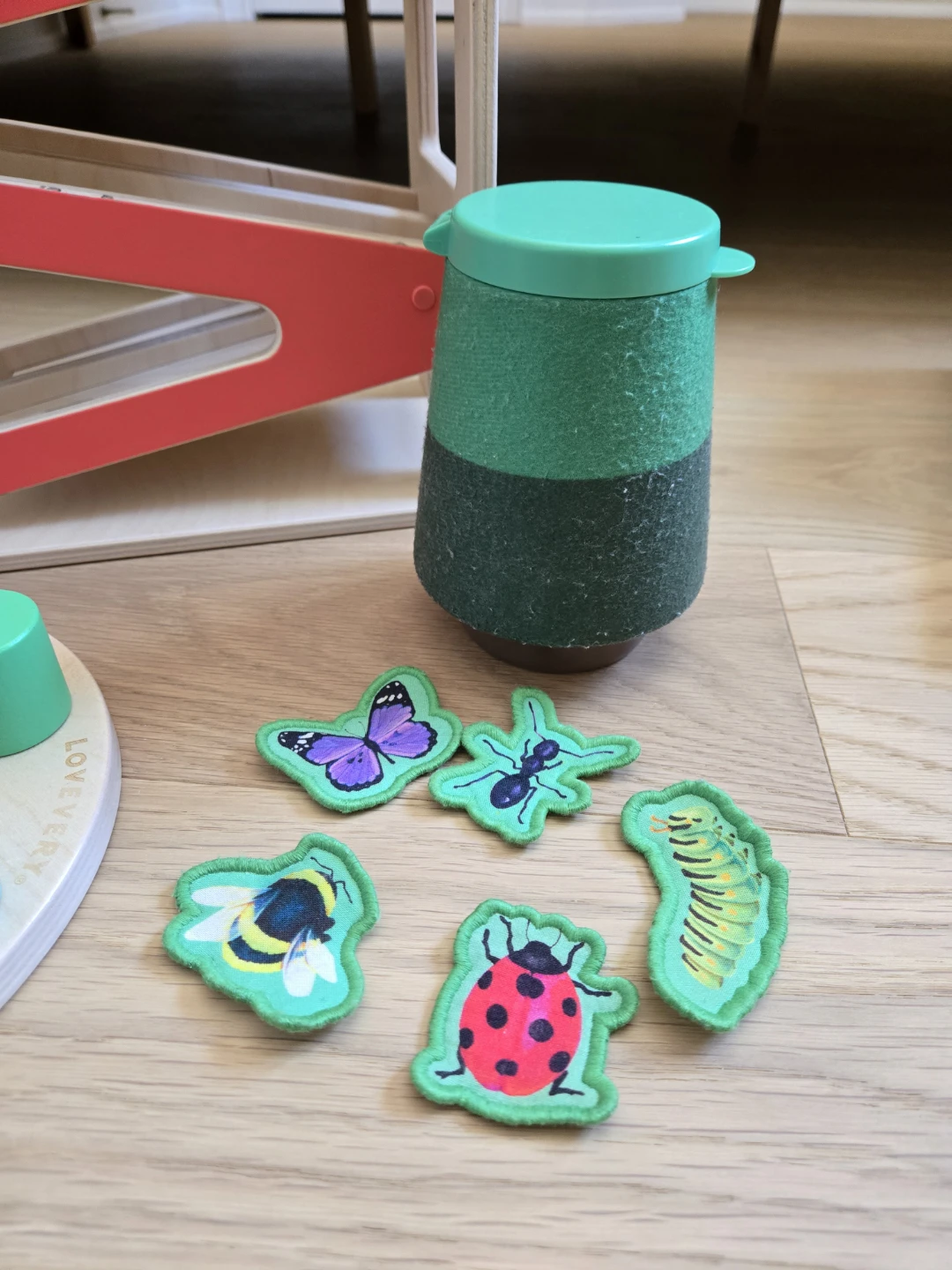 Lovevery Fuzzy Bug ShrubToy Montessori Play - photo 2