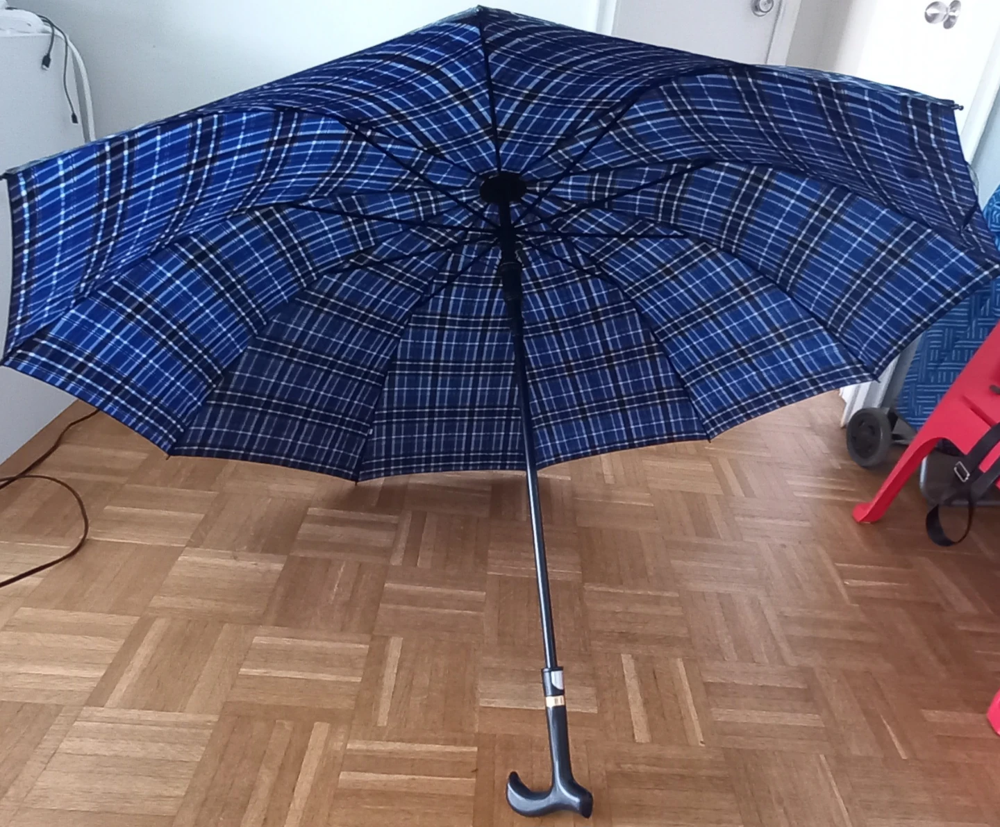 Blue Plaid Umbrella - photo 3