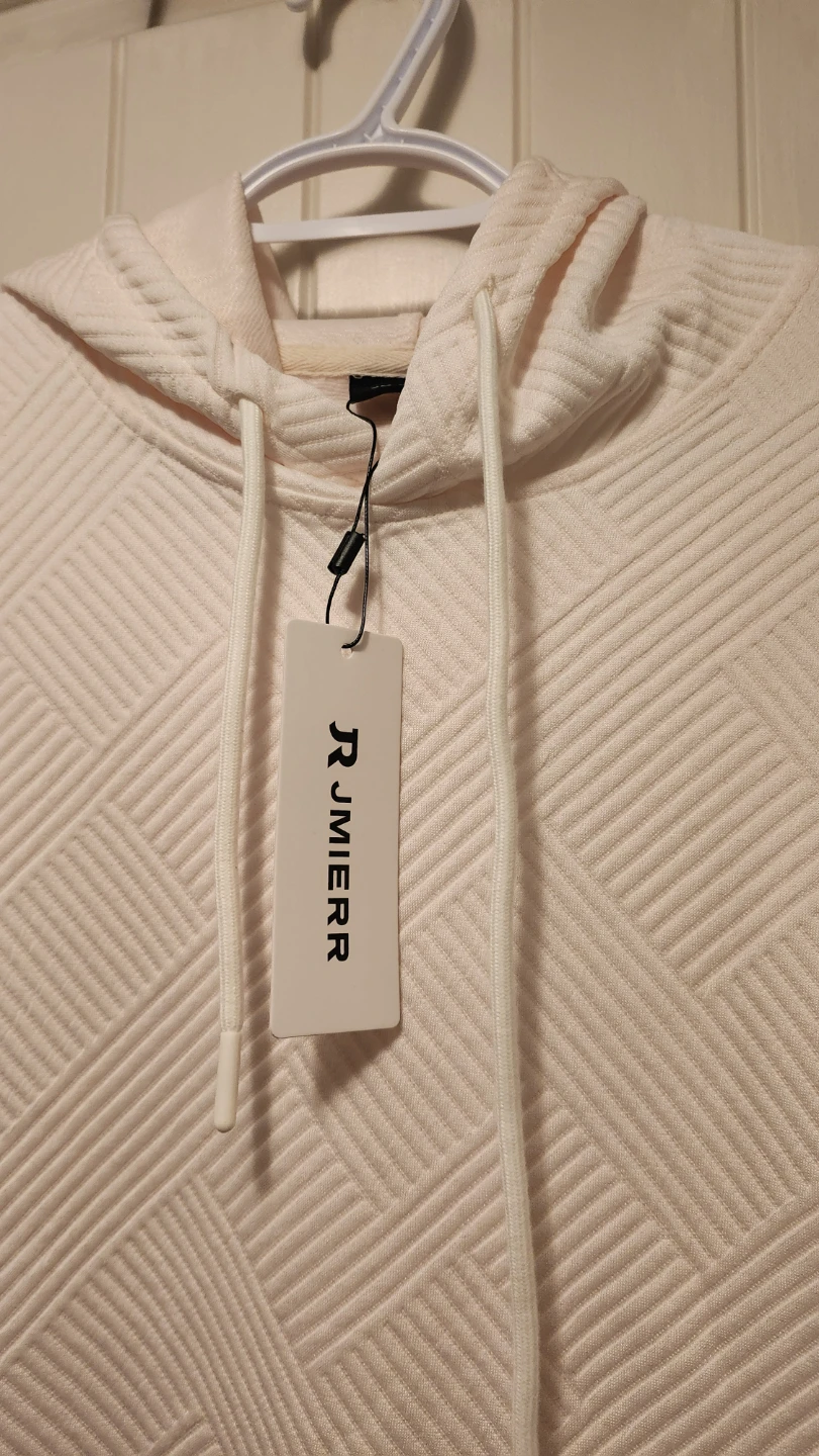 RJUIMERR Beige Textured Hoodie - Size S - photo 2