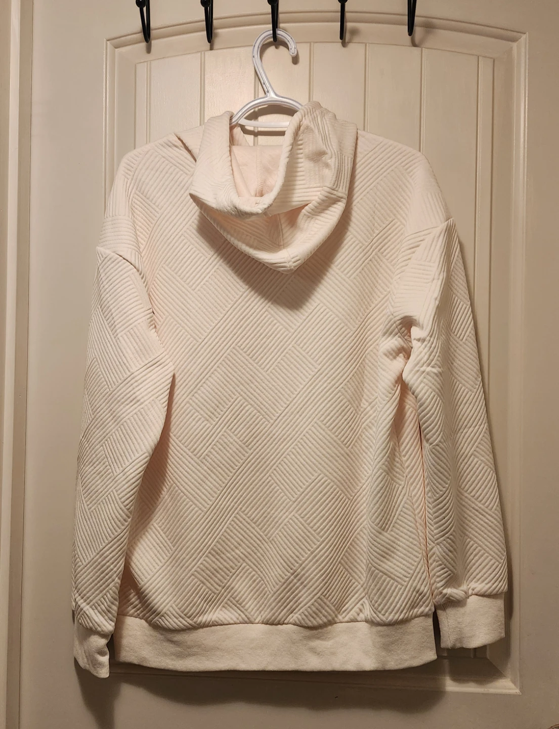 RJUIMERR Beige Textured Hoodie - Size S - photo 3