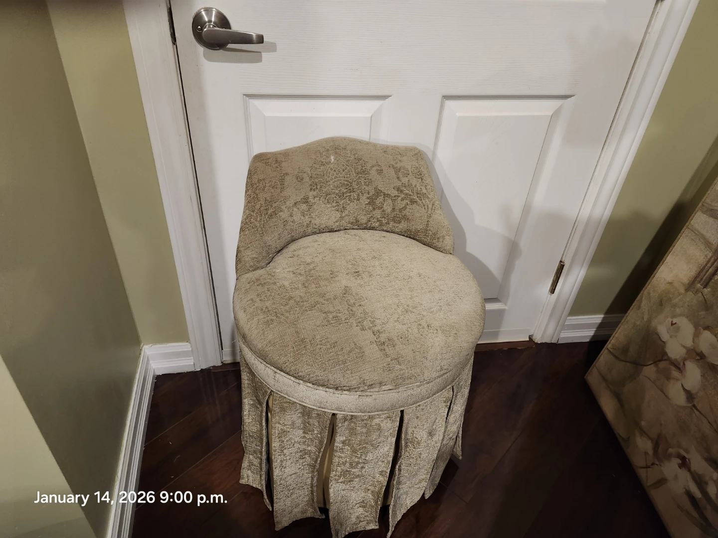 ANTIQUE  Vanity with vanity stool - photo 2