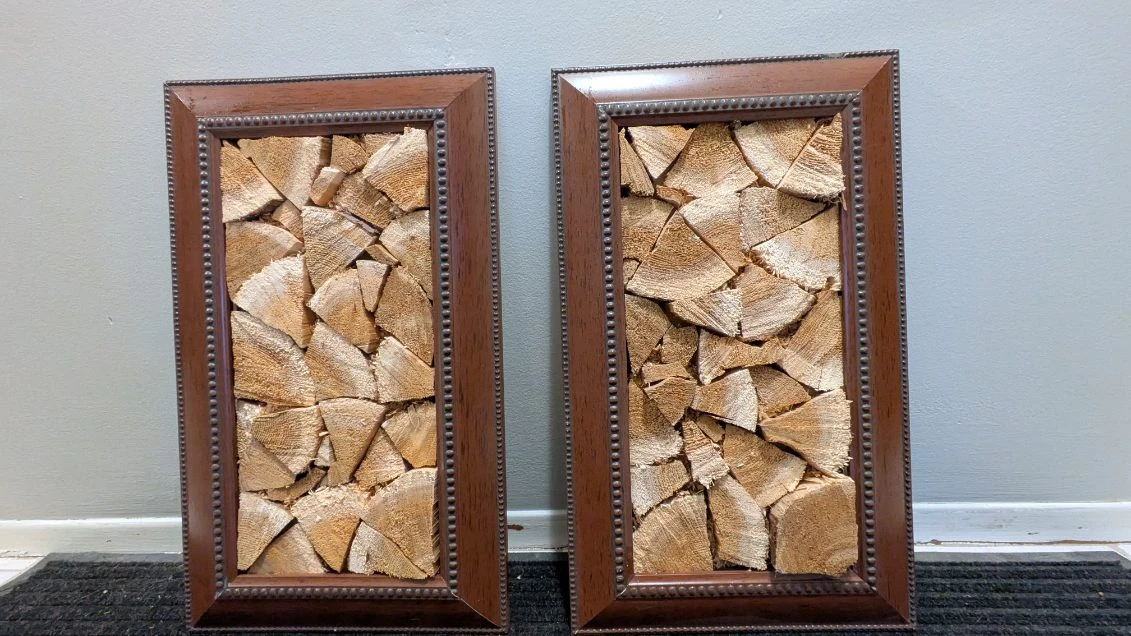 Woodpile Cedar Wall Art