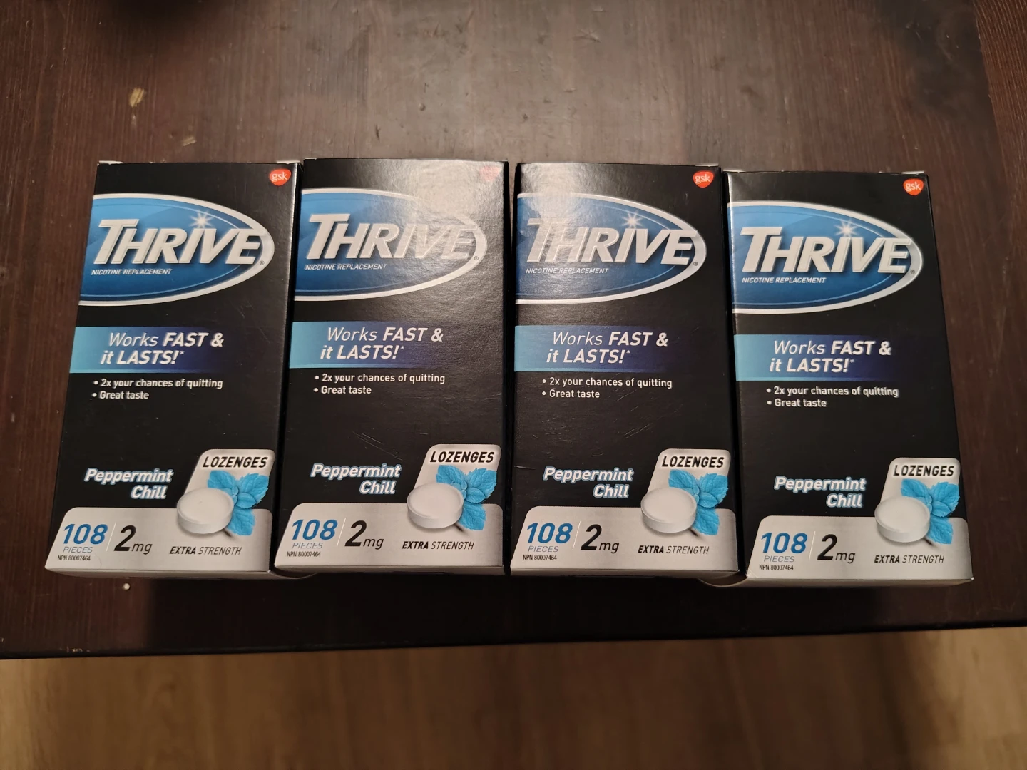 Thrive Peppermint Chill Nicotine Replacement Lozenges 2mg