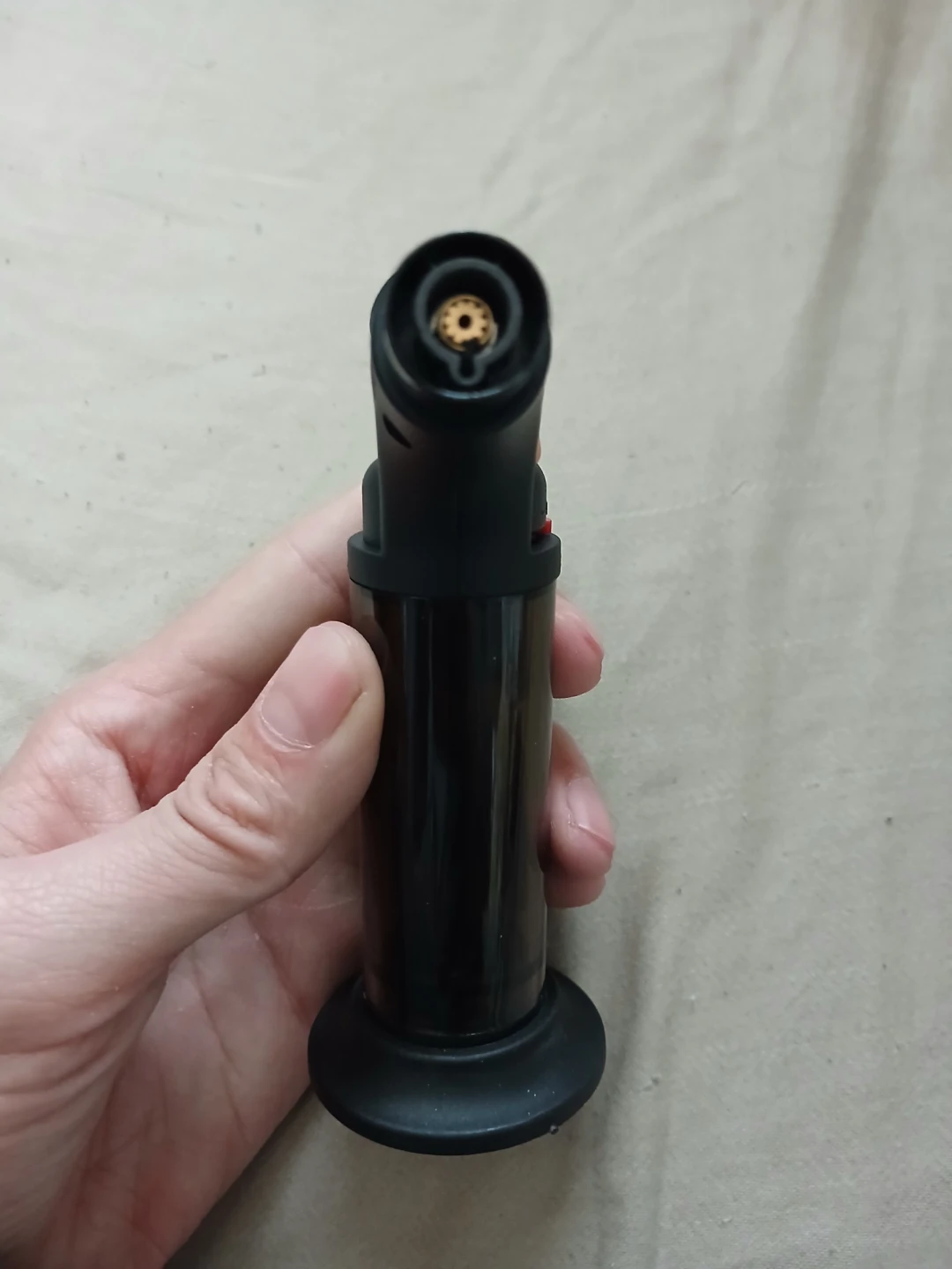 Black Butane Torch With Stand & Cleaning Brush - photo 4