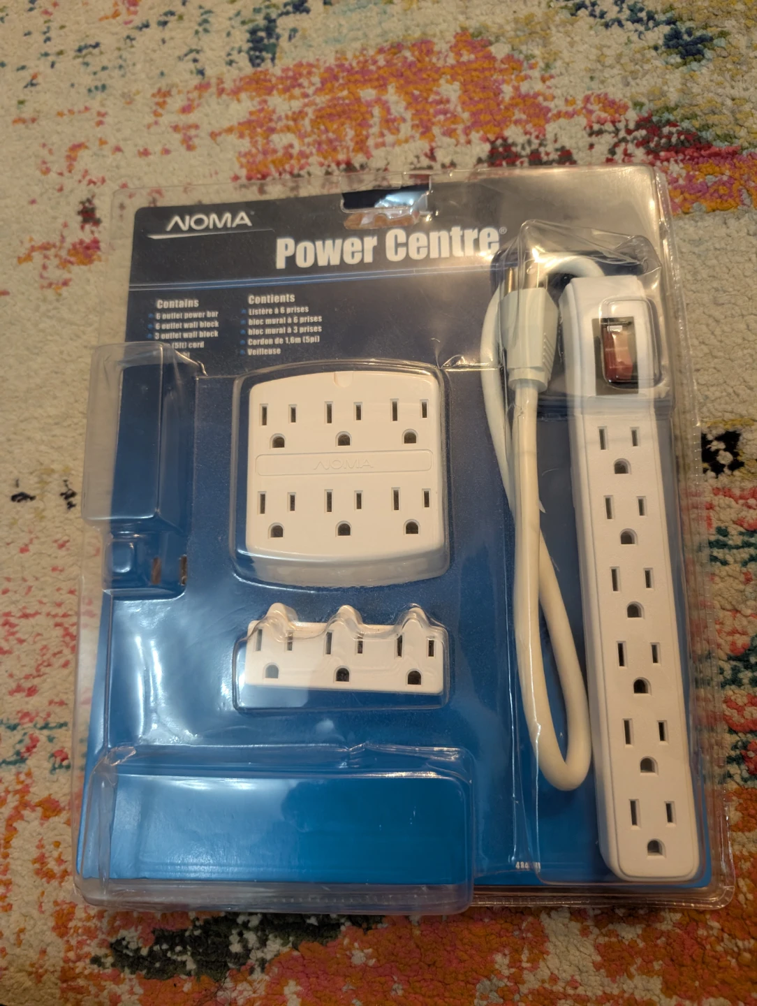 Noma Power Centre 9-Outlet Power Bar with 3-Outlet Wall Block - photo 5