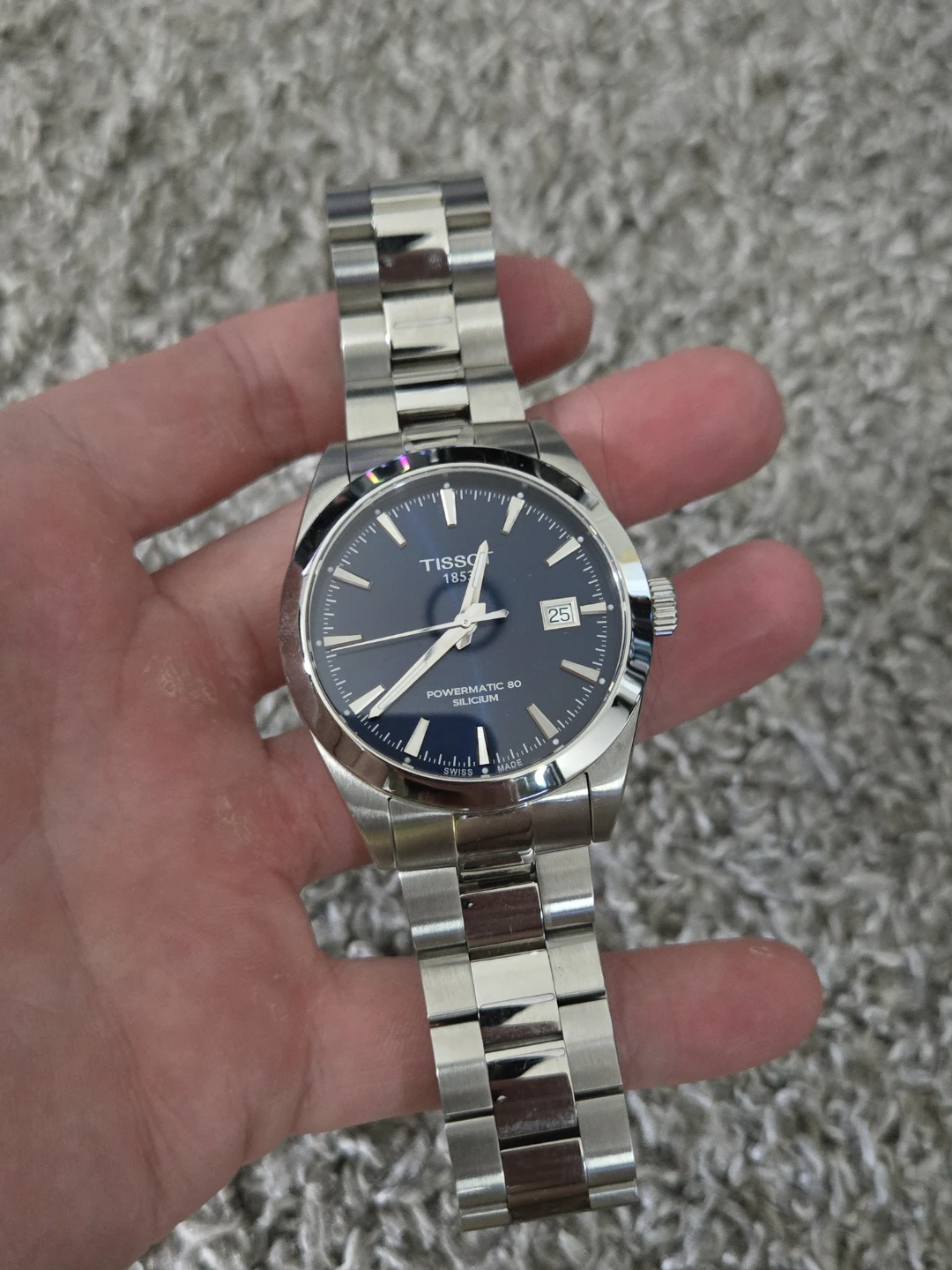 Tissot gentlemans powermatic brand new mens watch